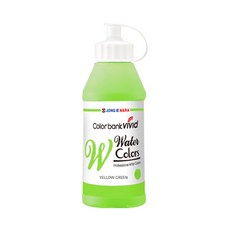 종이나라 컬러뱅크 비비드 수채화물감 옐로우그린, 220ml, 1색