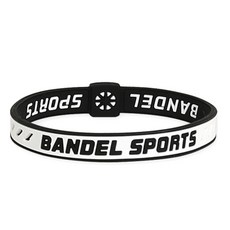 BANDEL 印花運動手鍊, 白色 黑色