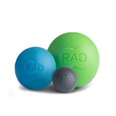 RAD RAD圓形按摩球, 1套, 綠色、藍色、黑色