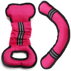 ZEZEPET 狗玩玩具 2 件套, 亮粉色, 1套