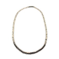 38 N4鍺項鍊 銀+玫瑰金 25片, 1個