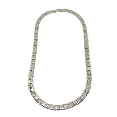 38 N21鍺項鍊 銀色 34片, 1個