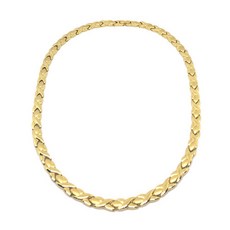 38 N7鍺項鍊 金色 33顆, 1個