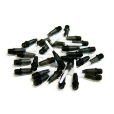 L-Style 短款軟飛鏢, 黑色的, 30件