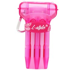 엘스타일 크리스탈 원 다트 케이스, 핑크, 1개