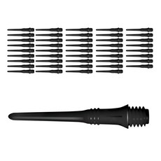 L-Style Lip Point USA 軟鏢尖, 黑色的, 50件