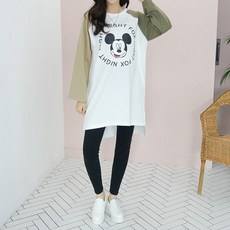 BONBONSTORY 拼色納格蘭哺乳裙