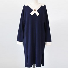 BONBONSTORY 孕婦長袖連身裙