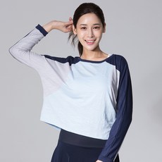 리나라인 여성용 요가복 레이크긴팔요가티셔츠 LS10