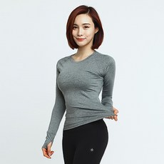 리나라인 여성용 요가복 너에게긴팔요가티셔츠 LS02