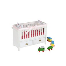 아트조이 DIY 미니어처 홈퍼니싱 Baby Cot Set, 혼합 색상, 1세트