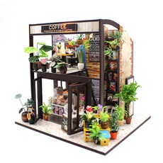 ARTJOY DIY迷你屋 咖啡館, 混合顏色, 1套