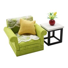아트조이 DIY 미니어처 홈퍼니싱 Single Sofa Set B, 혼합 색상, 1세트