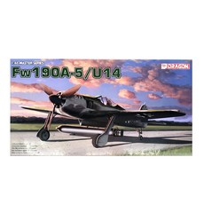 DRAGON 1/48 Focke-Wulf Fw-190A-5/U-14 塑料模型, 1套