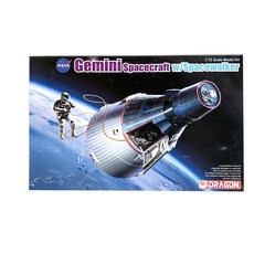 DRAGON 1/72 Gemini Spacecraft w/Spacewalker 塑料模型, 1套