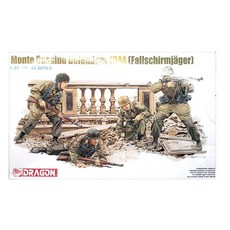 DRAGON 1/35 Monte Cassino Defenders 塑料模型, 1套
