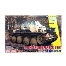 DRAGON 1/35 Aufklarungspanzer 38(t) mit 2cm Kw.K.38 (Smart Kit) 塑料模型, 1套