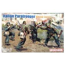 DRAGON 1/35 義大利傘兵 Anzio 1944 塑膠模型, 1套