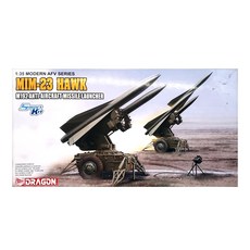 DRAGON 1/35 MIM-23 HAWK M192 防空導彈發射器塑料模型, 1套