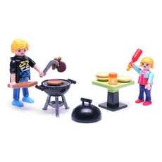 playmobil 摩比人 Kering Case 後院燒烤人偶 5649, 1個