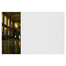 뮤지엄 인테리어 타공판 좌WHITE 60 x 90cm, 1개, 혼합색상
