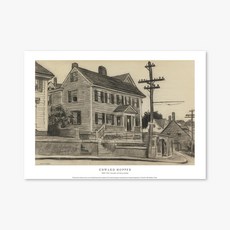Able Bamboo 當代藝術海報 Houses at Gloucester 愛德華·霍普 029