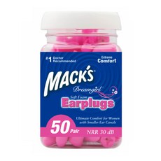 MACK'S Dreamgirl泡棉耳塞 50副裝, 1罐