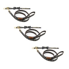 에이프릴16 반려동물 리본 목줄 3p세트, 블랙체크, 1개