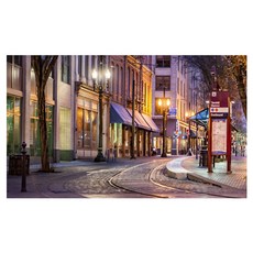 유브이디에스 아트보드 주방시트지 일본의 어느거리, 1개