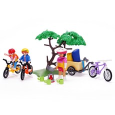 playmobil 摩比人 自行車旅行人偶 6890, 1個