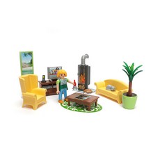 playmobil 摩比人 客廳和壁爐圖 5308
