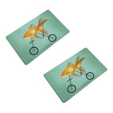 Happy Pop 創意廚房浴室地墊 2入, 摩托車