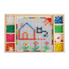 WOODENTOYFACTORY 原木多功能裝飾教具, 混合顏色