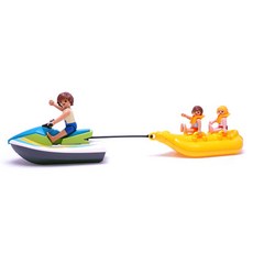 playmobil 摩比人 摩托艇和香蕉船圖 6980, 1套