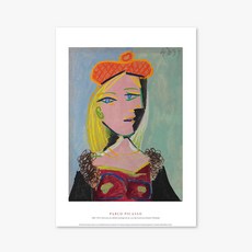 Able Bamboo 當代藝術海報 Femme au beret orange_巴勃羅·畢卡索 037