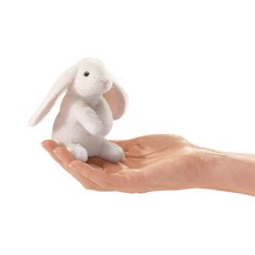 Magic Castle 高級手指木偶奶油兔子, 1個