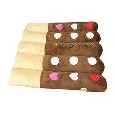 弘大Seonhee Shop 482 Love U 巧克力棒造型抱枕, 巧克力色