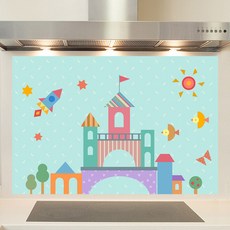 샤이니아트 렉스데코 주방아트보드 마법의성, 1개