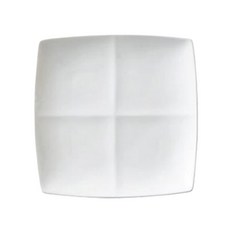 오다도기 프리토 4절 접시, 화이트(P27501), 1개