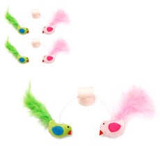 Doglemi Vicell 貓玩具吸附貓薄荷鳥, 隨機發貨, 3片