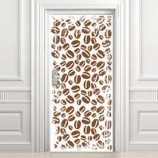 設計水池玄關門貼紙復古風格VDS 255高級, 白木