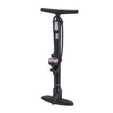 삼천리 알로이 자전거 펌프 특대 게이지 SP340G, 블랙, 1개