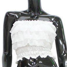 4層彈性上衣肚皮舞服 BDT-12201, 白色