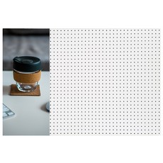 인테리어 밭침대 타공판 60 x 90 cm 좌 WHITE, 1개, 혼합색상