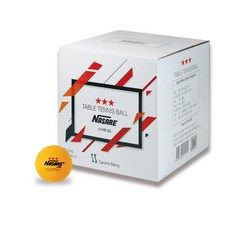 나사레 ABS 탁구공 3성, 오렌지, 120개입, 1개
