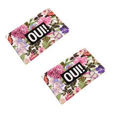Happy Trading Happy Pop熱帶花廚房浴室 2入, 發布 OUI