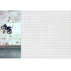 NB Commerce 室內裝飾洞洞板 Rider 左 60x90cm, 1個, 白色