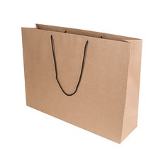 東成紙公司 特大素色牛皮紙購物袋 2入, 米色