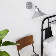 MARKET B EUCLID壁燈E26 KS2079W, 銀