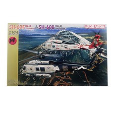 DRAGON 1/144 SH-60F 海洋之鷹 HS-14 攻擊者和HSL-51 軍閥（2機入）塑料模型, 1套
